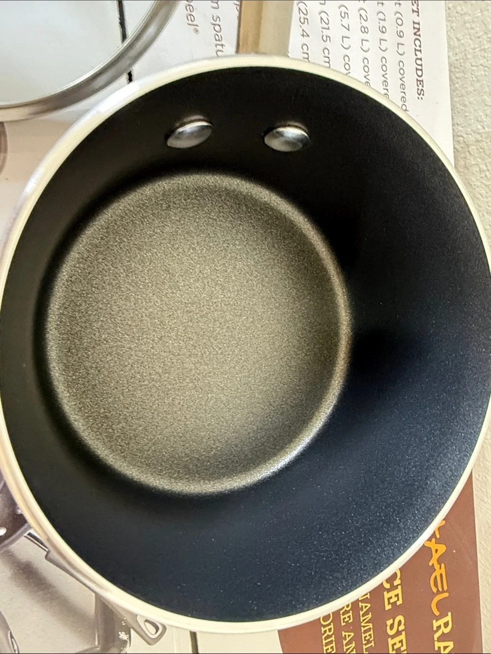 Rachael Ray 14-Piece Hard Enamel Cookware Set in Gray